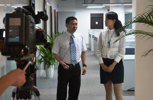 深圳电视台到Ebpay钱包集团采访